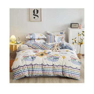 China Durable High Quality Durable Polyester Cot Small Floral Print Bedding Set for sale