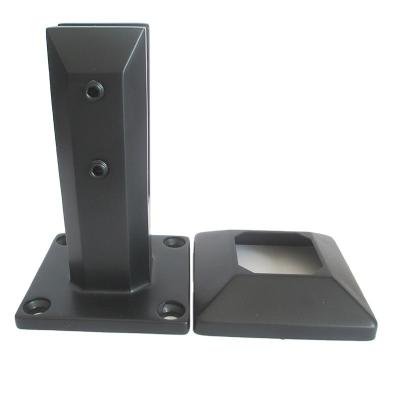 China Modern black glass pin for pool fence for sale