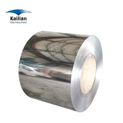 China Stainless Steel Utensils SUS 410S BA Cold Rolled Strip Coil SS AISI 430 410 Roll Stainless Steel Price Per Kg for sale