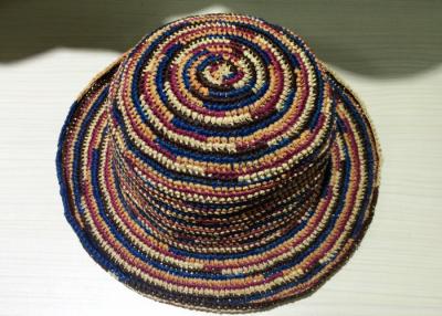 China Sombreros de Sun de la rafia del color de la mezcla del ganchillo de Provence con el borde de los 8cm para la iglesia en venta