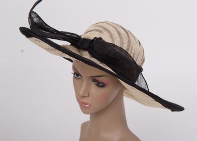 China 14cm de Rand Aangepaste Hoeden van het Damestheekransje met Bowknot Fascinators voor Meisjes, 57cm Hoeden Te koop