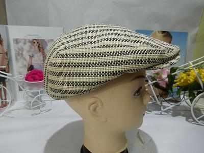 Κίνα Καπέλα 5cm, μόδα Homburg των ατόμων λωρίδων καπέλων εγγράφου προόδου με το αρσενικό προς πώληση