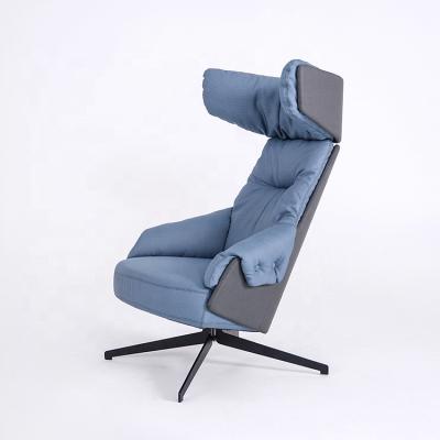 China New design high quality odern lord lounge chair with headrest single sofa chair for sale