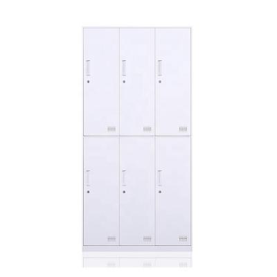 China Modern high quality colorful clothes metal storage wardrobe steel metal furniture for sale