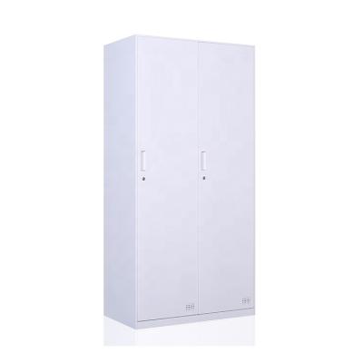 China Modern Universal Clothes Metal Wardrobe Locker Cabinet Wardrobe Steel Hanging Wardrobes for sale