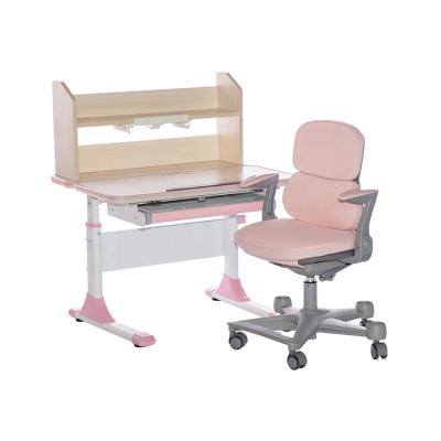 China Modern Ergonomic Home Student Height Adjustable Kids Desk For Kids Desk And Chair Set for sale