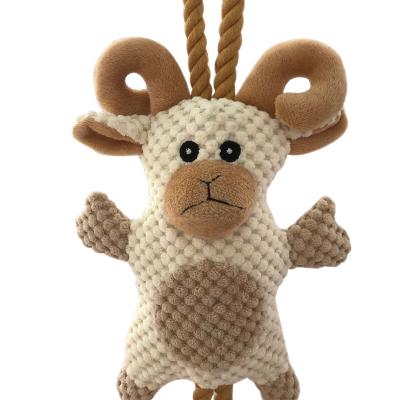 China Children Toys 2022 New Arrival Stuffed Lamb / Calf Pendant Handmade Plush Toy For Children for sale