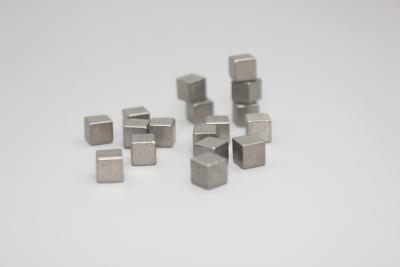 China Tungsten Alloy Military Fittings Tungsten alloy cube 4.9*4.9*4.9mm Tungsten heavy alloy for sale