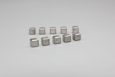 China Tungsten Alloy Military Fittings Tungsten Alloy cube 7.68*7.68*7.68mm Tungsten heavy alloy counterweight for sale