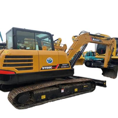 China Wholesale Small Hydraulic Digger Mini SANY Crawler Excavator 6ton Excavator For Sale 0.23mÂ ³ for sale