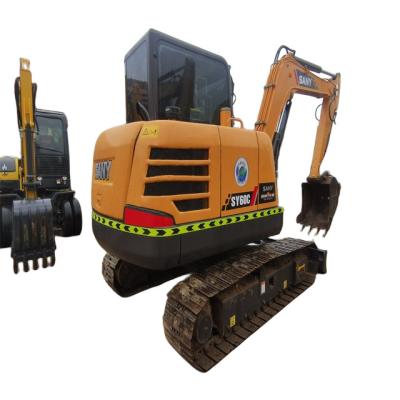 China Original SANY 60 second-hand excavator engine model adopts isuzu engine second-hand excavator exports 0.35m; ³ for sale