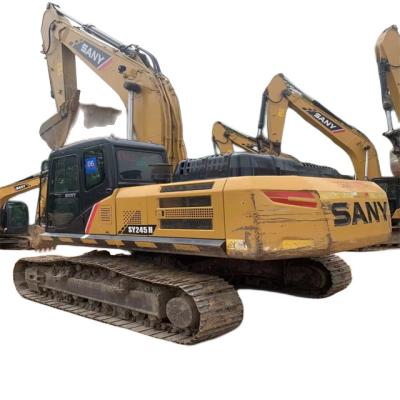 China Sany SY245H Heavy Industry Used Excavator Second Hand Medium Digger Machine With Good Quality 1.15 for sale