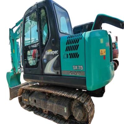 China Used KOBELCO75 Top Quality Crawler Excavator Used Mini Digger For Sale 0.4mÂ ³ for sale