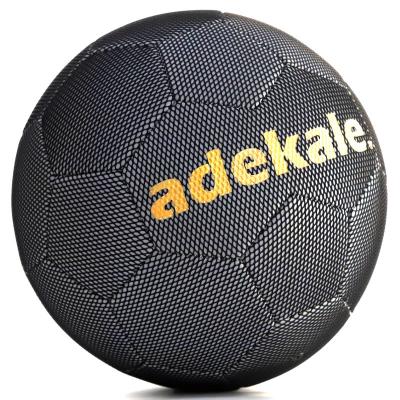 China Gift adekale durable silver holographic soccer ball reflective football for sale