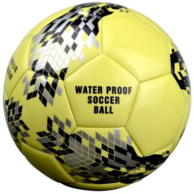 China S010 Soccer Ball Dark Yellow Outdoor Game Glow for sale