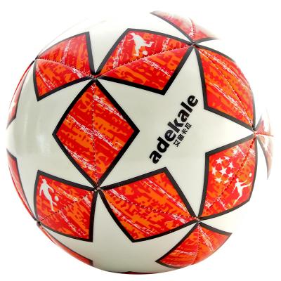 China Outdoor Glow In The Dark Fluorescent Glowing Soccer Ball Custom Types Soccer Balls Different Types And Size Red S5006 for sale