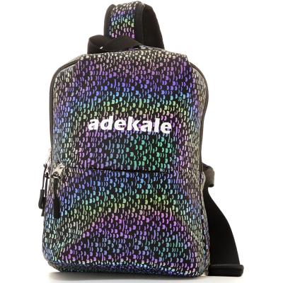 China High Quality Custom Holographic Glowing Reflective Basketball Bag for sale