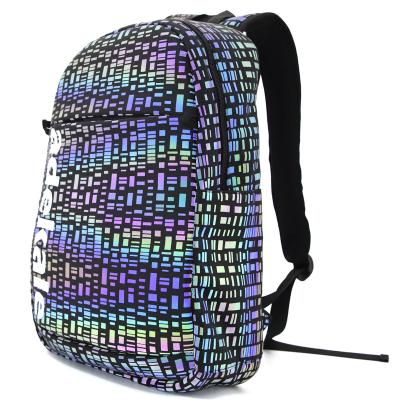 China High Quality Custom Holographic Glowing Reflective Custom Basketball Bag for sale