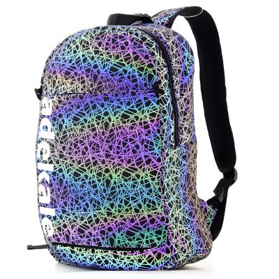 China High Quality Custom Holographic Glowing Reflective Custom Basketball Bag for sale