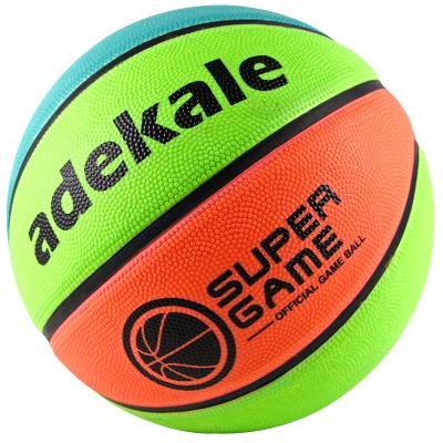 China Outdoor Basketball Rubber Glow In The Dark Basketball Sports Hot Selling Cheap Customized Design Basketball New for sale