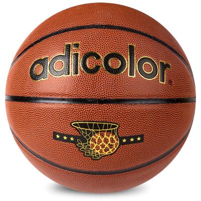 China Outdoor/Indoor Game Logo Official Size Microfiber Basketball Custom Made Advanced Compound Leather for sale