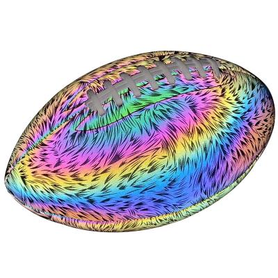 China Official Morden Size 9 American Football Ball Glow In Dark Rugby Ball for sale