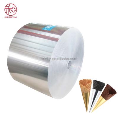 China Aluminum Chocolate Foil Paper For Ice Cream Cone Chocolate Wrapping Aluminum Foil for sale