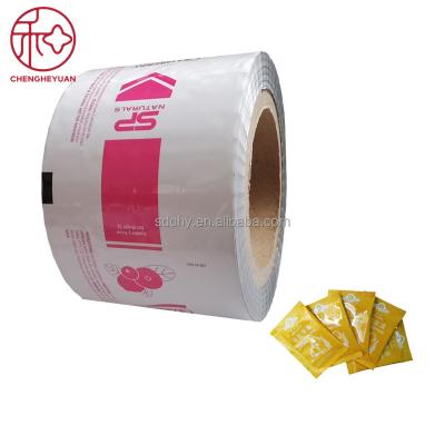 China Food Medicine Powder Granule Aluminum Foil Wrapping Film PET/AL/PE Laminated Wrapping Film for sale