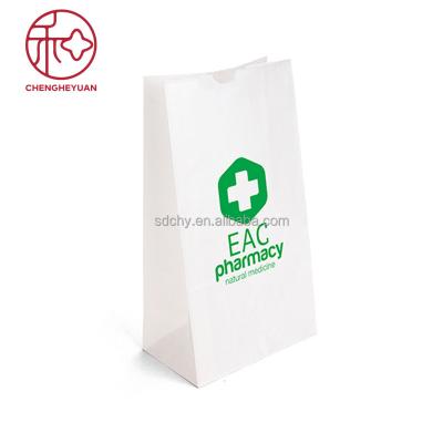 China China Recyclable Suppliers Customized Printing 50g RX Craft White Paper Bag for sale