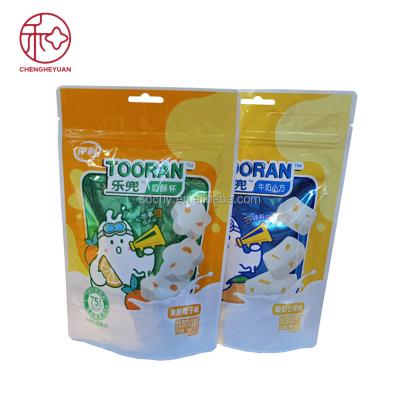 China Custom Safety Food Packaging Zip Seal Stand Up Pouches Zipper Bags for sale