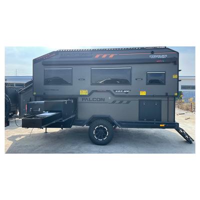 China High Quality Travel Trailer New Design Wholesale Price Box Caravan Custom Expedition 600 Travel Trailer for sale