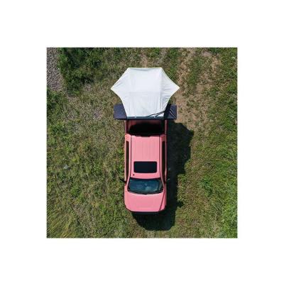 China Straight Tying Type Outdoor Camping Hard Shell Roof Top Tent For Aluminum Car Camping Roof Top Tent Raising Roof Car Top Tent for sale