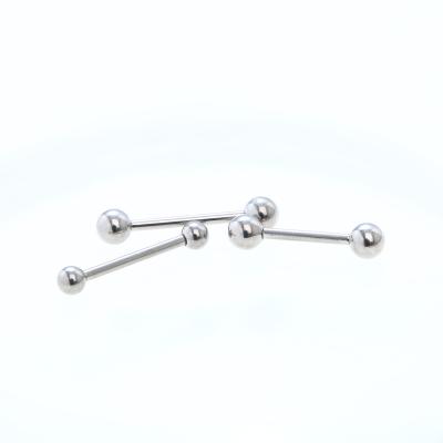 China TRENDY Internally  Threaded Straight Barbell ASTM F136 Titanium Nipple Piercing Jewelry In Nipples Straight Barbell Tongue Barbell for sale