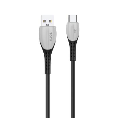 China Mobile Phone TOTU Color Strip Material Soft Cable Lighting USB Charging Cable With Micro C Type for sale