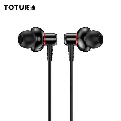 China In-Ear TOTU Earbuds With External Microphone Audio Jack Headset Microphone Wired Earphone Audio Earphone for sale