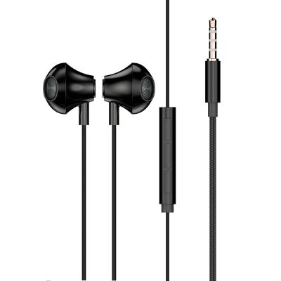 China Over-Ear Wired TOTU Noise Canceling Control Earphone Stereo Original 3.5MM Wired Earphone With Microphone for sale