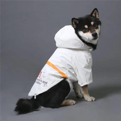 China Sustainable Factory Direct Pet Windproof And Rainproof Clothes Fashion Dog Raincoats for sale