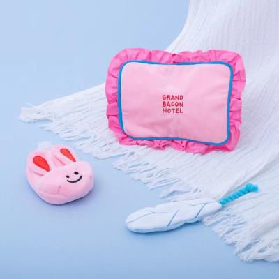 China Factory direct sale stocked Korean pet hotel slippers sit toy sounding toy for sale