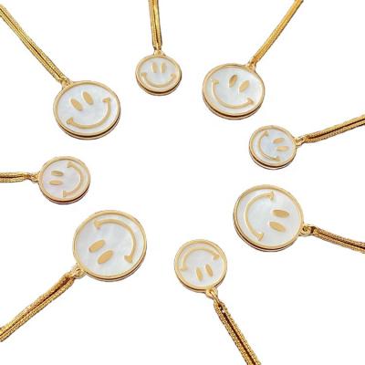 China Cute Performance Fashion Style 18k Gold Smile Face Desk / Pendant Career High Real Cost for sale