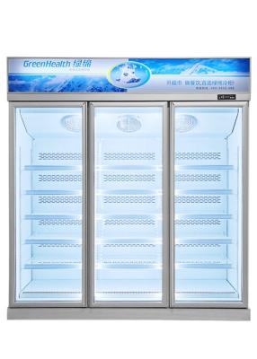 China -22 Adjustable Shelves Meat Shop Food Display Refrigerator Freezer Factory for sale