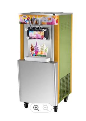 Cina 22 L/H Commercial Counter Soft Ice Cream Machine Macchina per la produzione di gelati in acciaio inossidabile in vendita