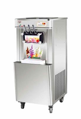 China Ice Cream Making Machines Floor Standing 3 Flavors Soft Ice Cream Machine for sale