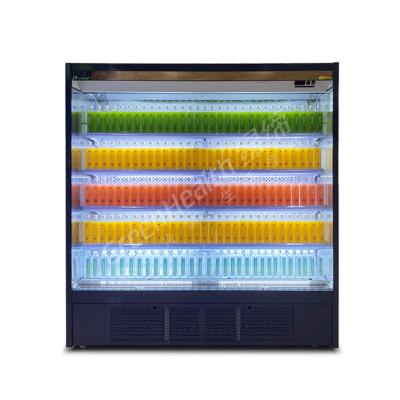 China Open Door Commercial Food Grade Multideck Open Chiller With Led Lighting for sale