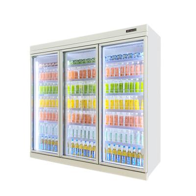 China Versatile Multi Doors Glass Door Freezer for Various Business Applications for sale