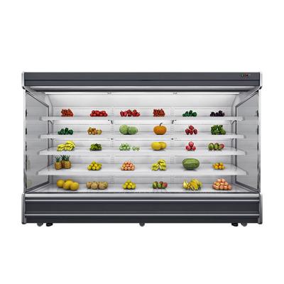 China Supermercado Refrigerador de Ar Multideck Chiller de Exposição de Frutas e Vegetais à venda