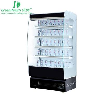 China 780W Multideck Open Chiller , 1.25m Multi Deck Drinks Food Shop Cafe Display Fridge for sale