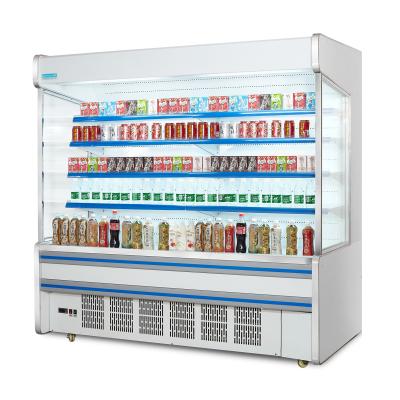 China Embraco Compressor Multideck Open Cooler For Hypermarket / Restaurant for sale