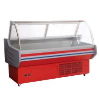 China Refrigerador 79 * 46 * 35mm da exposição do carniceiro das rodas do costume para a loja à venda