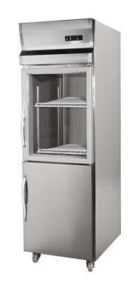 China ROHS Commercial Refrigeration Freezer Double Solid Door Upright Fridge For Restaurants for sale