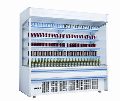 China Front opening supermarket fruit chiller commercial fruit chiller for sale